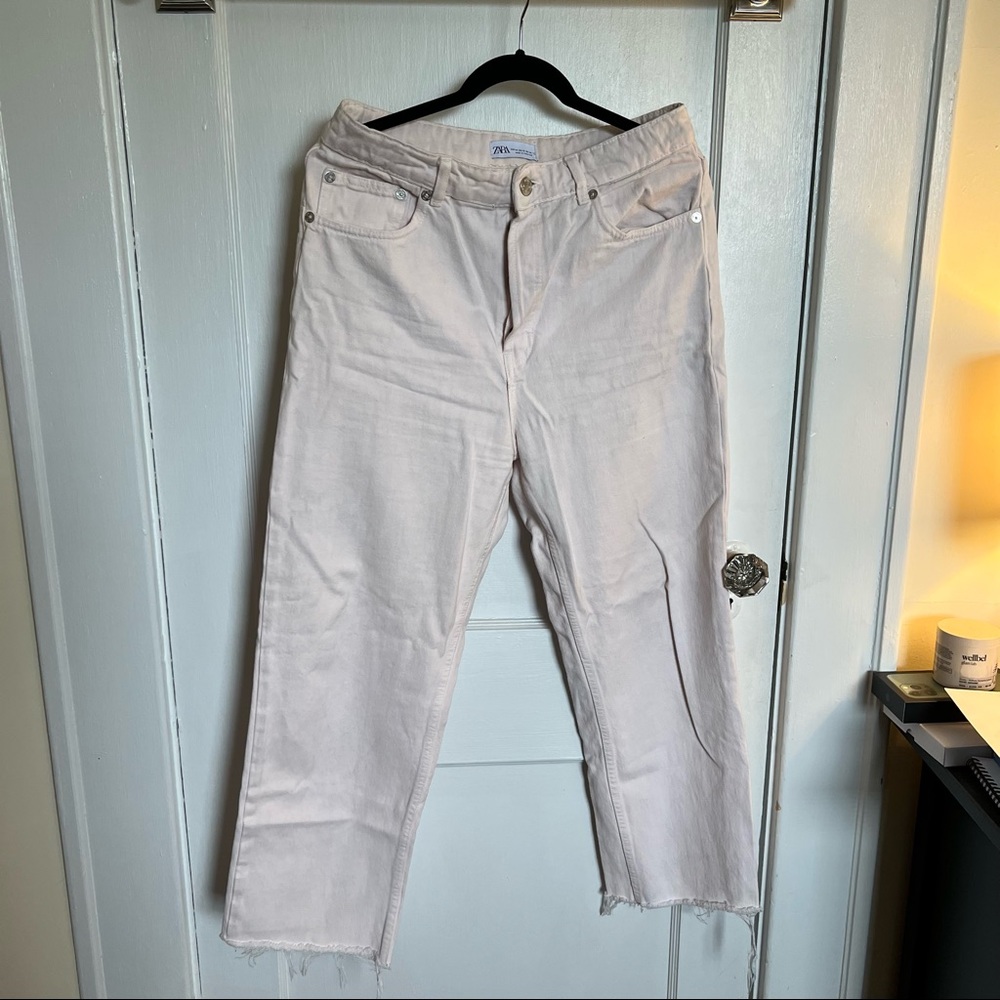 Zara pink jean size 12